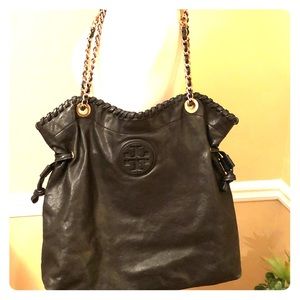 Tory Burch Black Chain Handbag